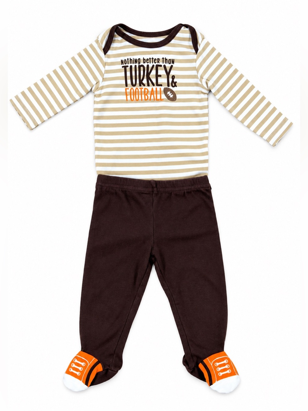 Carter’s Just One You Baby Thanksgiving Turkey & Football 2-Piece Outfit 6M